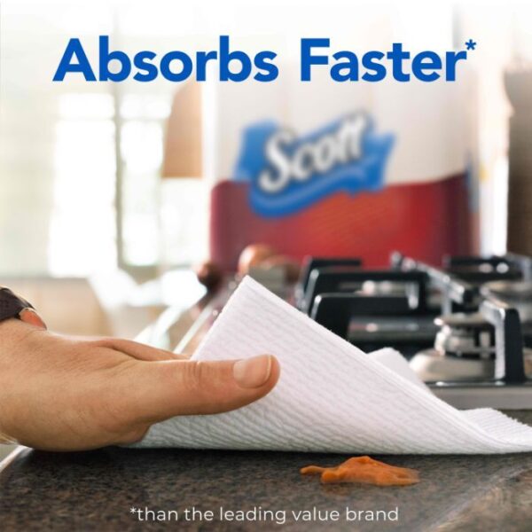 Scott Paper Towels, Choose-A-Sheet - 6 Big Rolls - Image 2