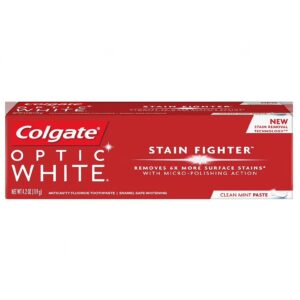colgate optic white clean mint paste toothpaste,  4.2 oz