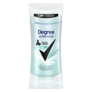 Degree UltraClear Black+White Pure clean Antiperspirant Deodorant 2.6 oz