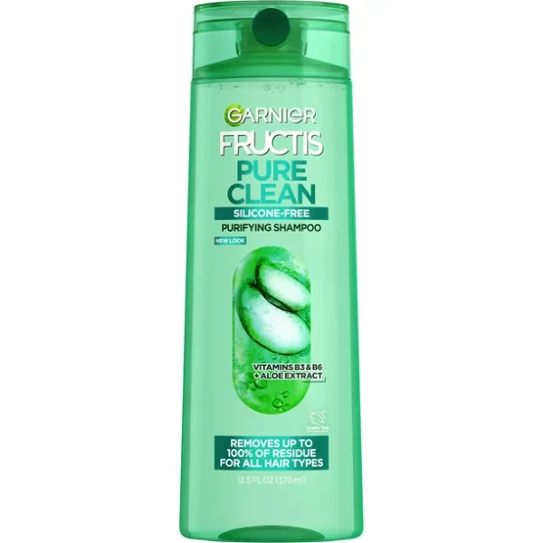 Garnier Fructis Pure Clean Fortifying Shampoo, Aloe and Vitamin E Extract, 12.5 fl oz