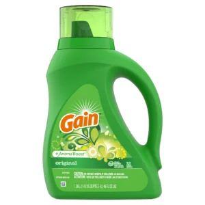Gain + Aroma Boost Liquid Laundry Detergent, Original Scent, 32 Loads, 46 fl oz